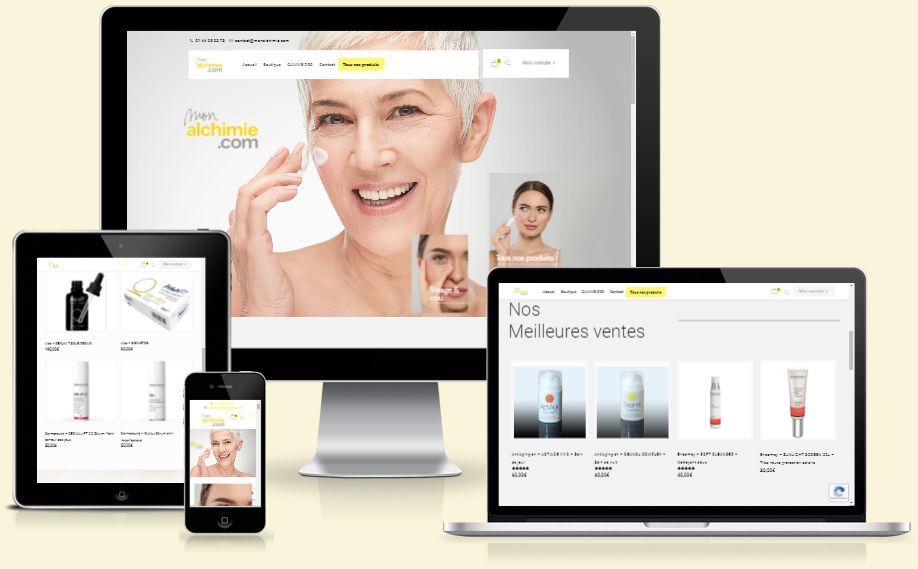 Boutique WooCommerce sans vitrine - Mon Alchimie